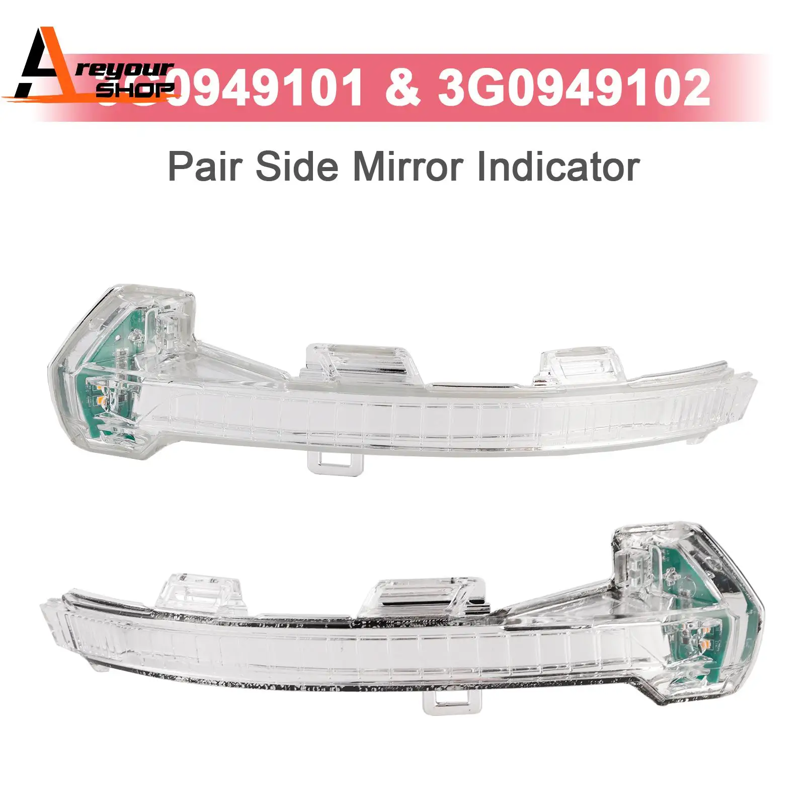 Areyourshop 1X/2X Wing Door Mirror LED Indicator Light Lamps for VW Passat B8 2015 2016 2017 2018 2019 2020
Areyourshop 1X/2X Wing Door Mirror LED Indicator Light Lamps for VW Passat B8 2015 2016 2017 2018 2019 2020