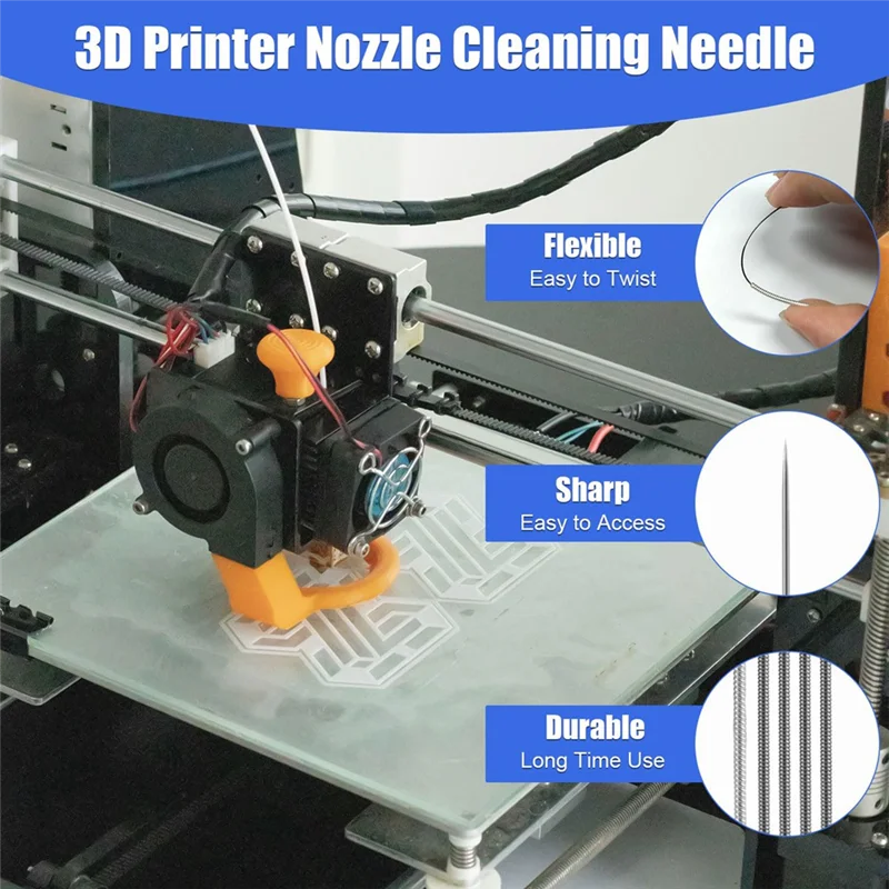 Superior-Complete Nozzle Cleaning Solutions For 3D Printers: 20 Needles, 2 Brushes, L-Wrenches, Tweezers
Superior-Complete Nozzle Cleaning Solutions For 3D Printers: 20 Needles, 2 Brushes, L-Wrenches, Tweezers
