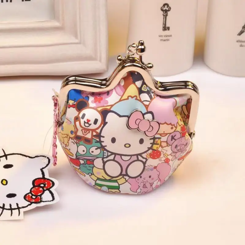 Кошелек для монет Sanrio Hello Kitty, сумка для монет в стиле ретро с милым мультяшным рисунком, маленькая сумка для мелочи
Кошелек для монет Sanrio Hello Kitty, сумка для монет в стиле ретро с милым мультяшным рисунком, маленькая сумка для мелочи