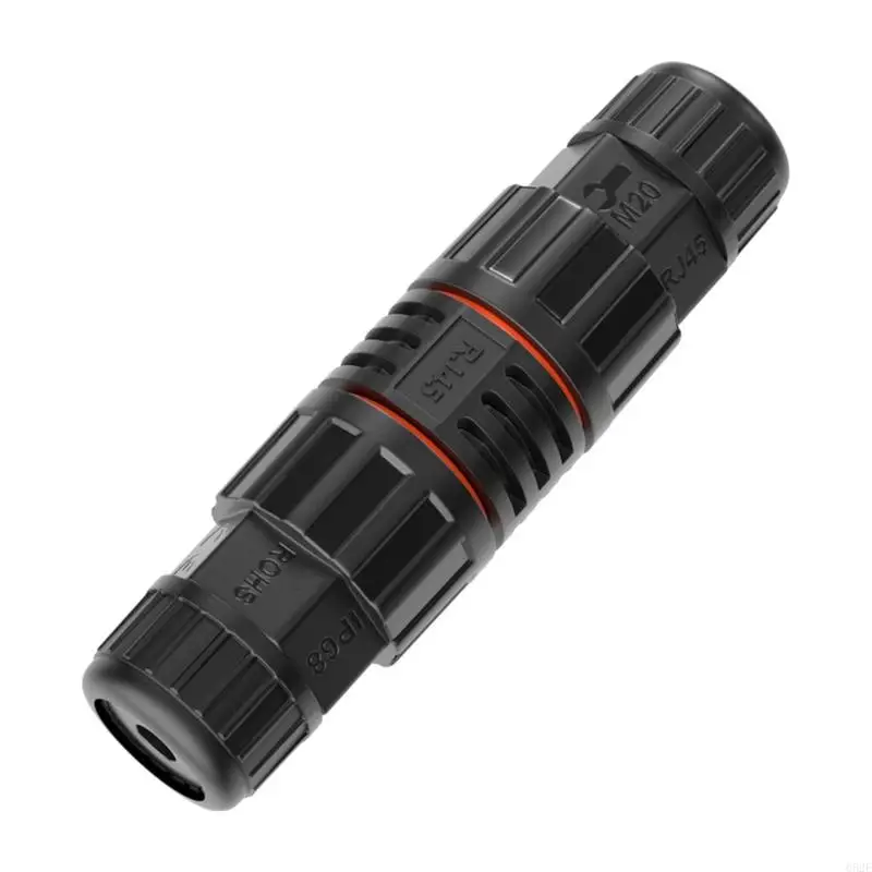 652E RJ45 Waterproof Connector IP68 Ethernet Cable Strong Resistant to Pull Easy Installation Cable Extender
652E RJ45 Waterproof Connector IP68 Ethernet Cable Strong Resistant to Pull Easy Installation Cable Extender
