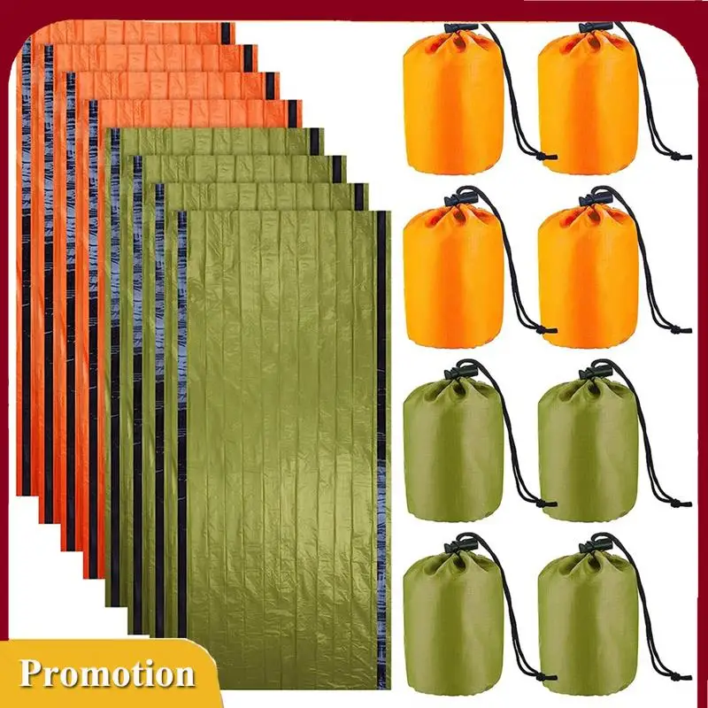 Hot!8 Pack Emergency Sleeping Bag Lightweight Thermal Survival Sleeping Bag Waterproof For Outdoor Camping Hiking Adventure
Hot!8 Pack Emergency Sleeping Bag Lightweight Thermal Survival Sleeping Bag Waterproof For Outdoor Camping Hiking Adventure
