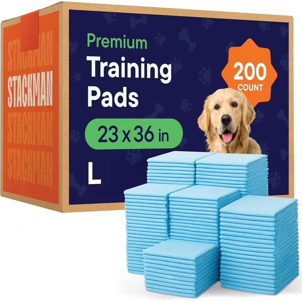 Medium Breed Training Pads, 200-Count, 23x36, Leak-Proof, Bulk Case for Dogs
Medium Breed Training Pads, 200-Count, 23x36, Leak-Proof, Bulk Case for Dogs