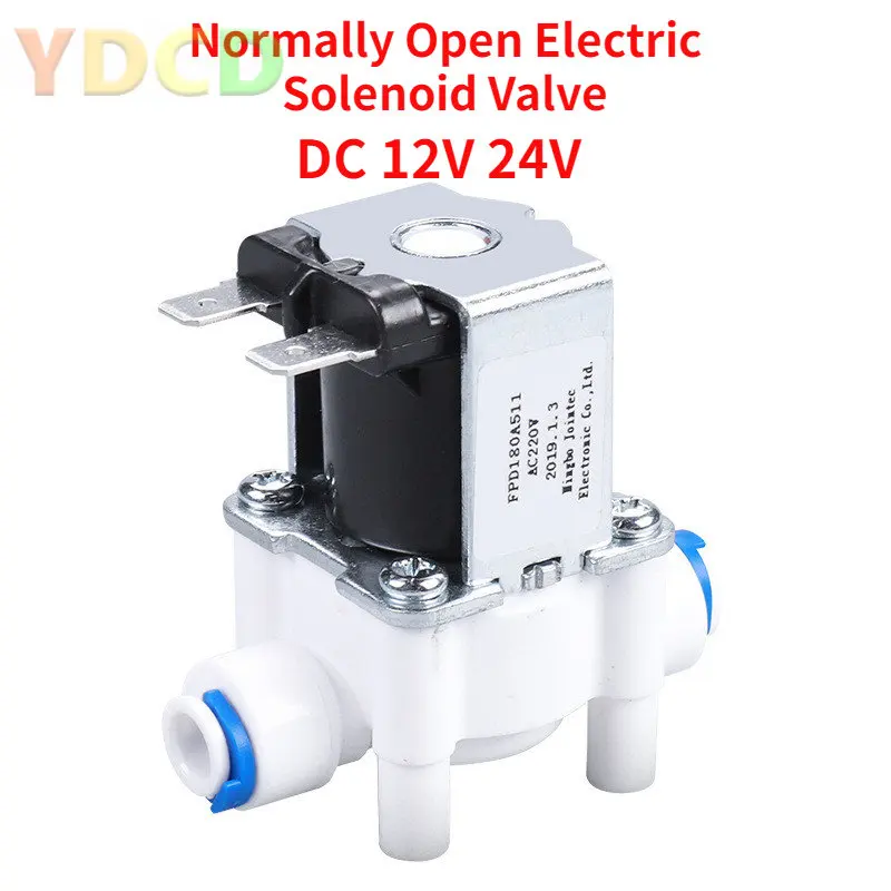 1/4 " DC12V 24V Normally Open Electric Solenoid Valve Magnetic Water Air Inlet Flow Switch Washing Machine Dispenser
1/4 " DC12V 24V Normally Open Electric Solenoid Valve Magnetic Water Air Inlet Flow Switch Washing Machine Dispenser