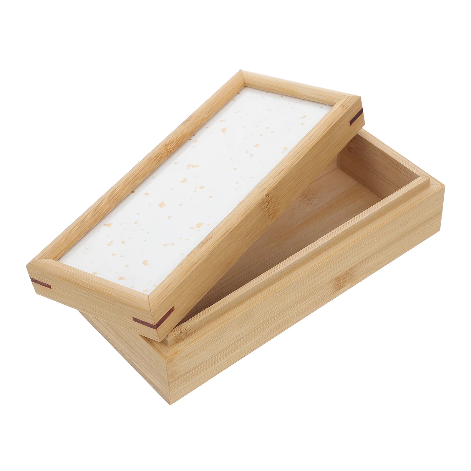 Unfinished Wooden Box Bamboo Gift Case with Hinged Lid for DIY Crafts Jewelry Storage Treasure Chest Home Decor Present
Unfinished Wooden Box Bamboo Gift Case with Hinged Lid for DIY Crafts Jewelry Storage Treasure Chest Home Decor Present