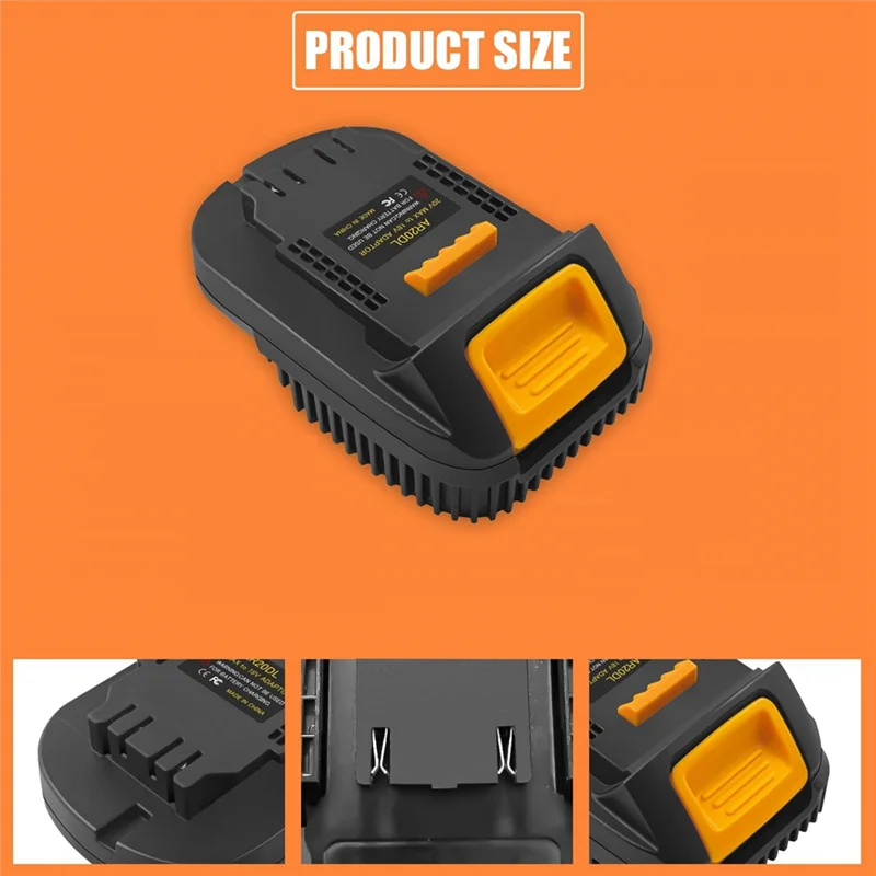 Luckshopping AR20DL Adapter For Ridgid AEG 18V Battery To For 20V MAX XR Cordless Tools Use For Ridgid 18V Platform Batte
Luckshopping AR20DL Adapter For Ridgid AEG 18V Battery To For 20V MAX XR Cordless Tools Use For Ridgid 18V Platform Batte