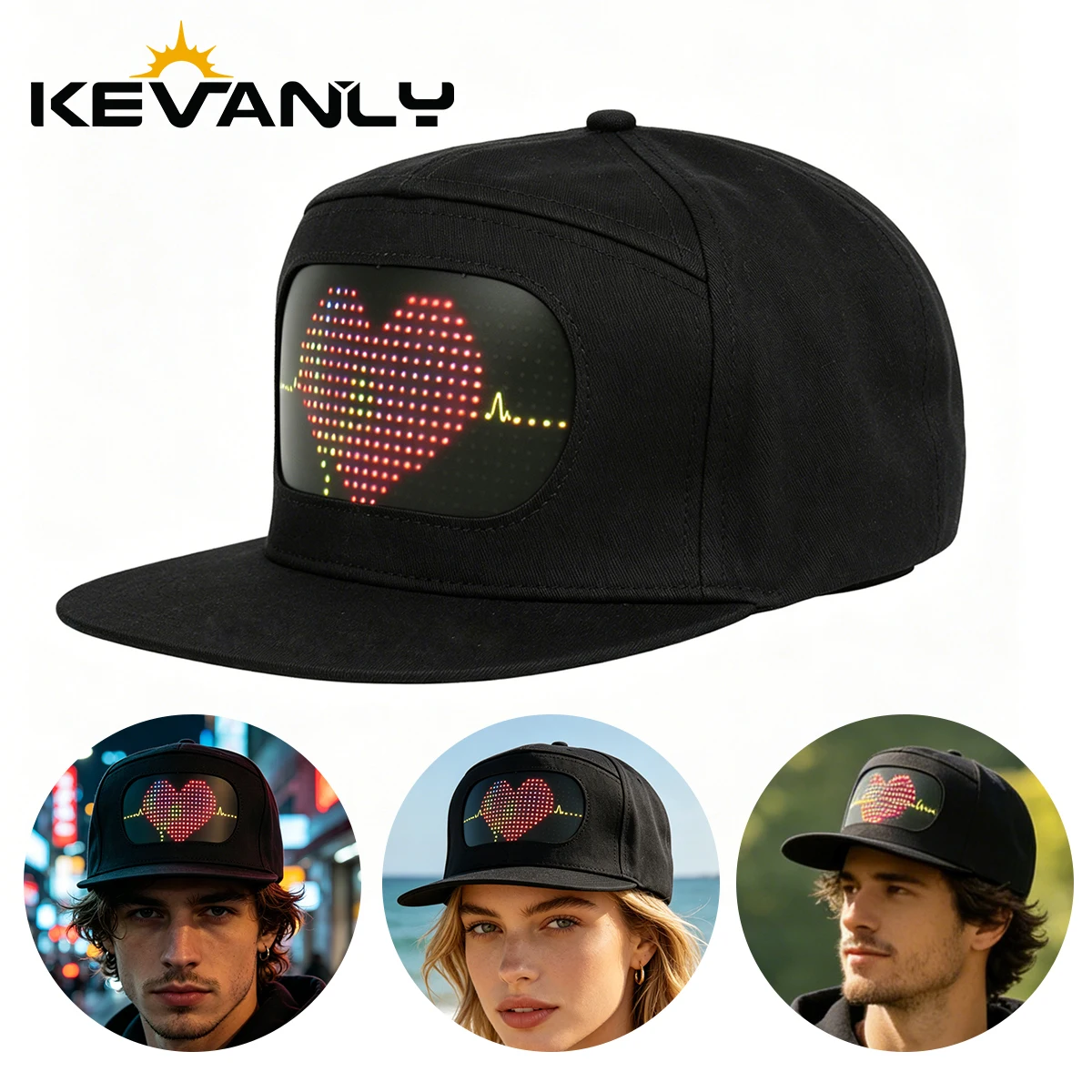 LED Hat with APP Control Programmable DIY Editable (Text, Music, Image, Drawing) Cool Light Up Baseball Cap For Men Women
LED Hat with APP Control Programmable DIY Editable (Text, Music, Image, Drawing) Cool Light Up Baseball Cap For Men Women