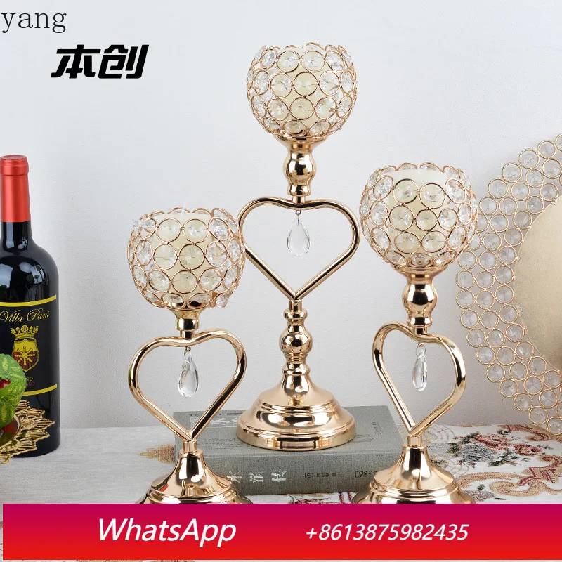 CX crystal candlestick metal wrought iron candle cup living room dining table romantic candlelight dinner decoration
CX crystal candlestick metal wrought iron candle cup living room dining table romantic candlelight dinner decoration
