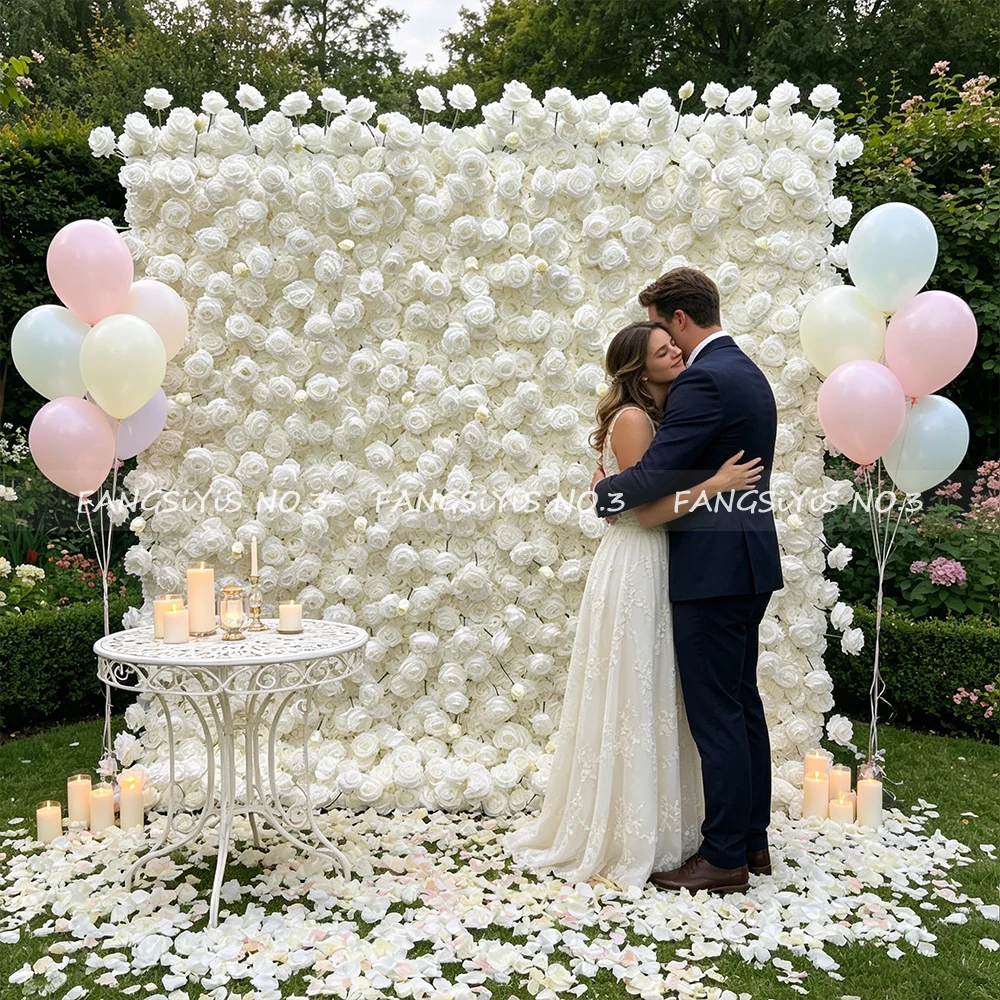 3D White Rose Cloth Curtain Flower Wall Roll Up Luxury Wedding Backdrop Props Flora Wall Party Event Props Wedding Decoration
3D White Rose Cloth Curtain Flower Wall Roll Up Luxury Wedding Backdrop Props Flora Wall Party Event Props Wedding Decoration