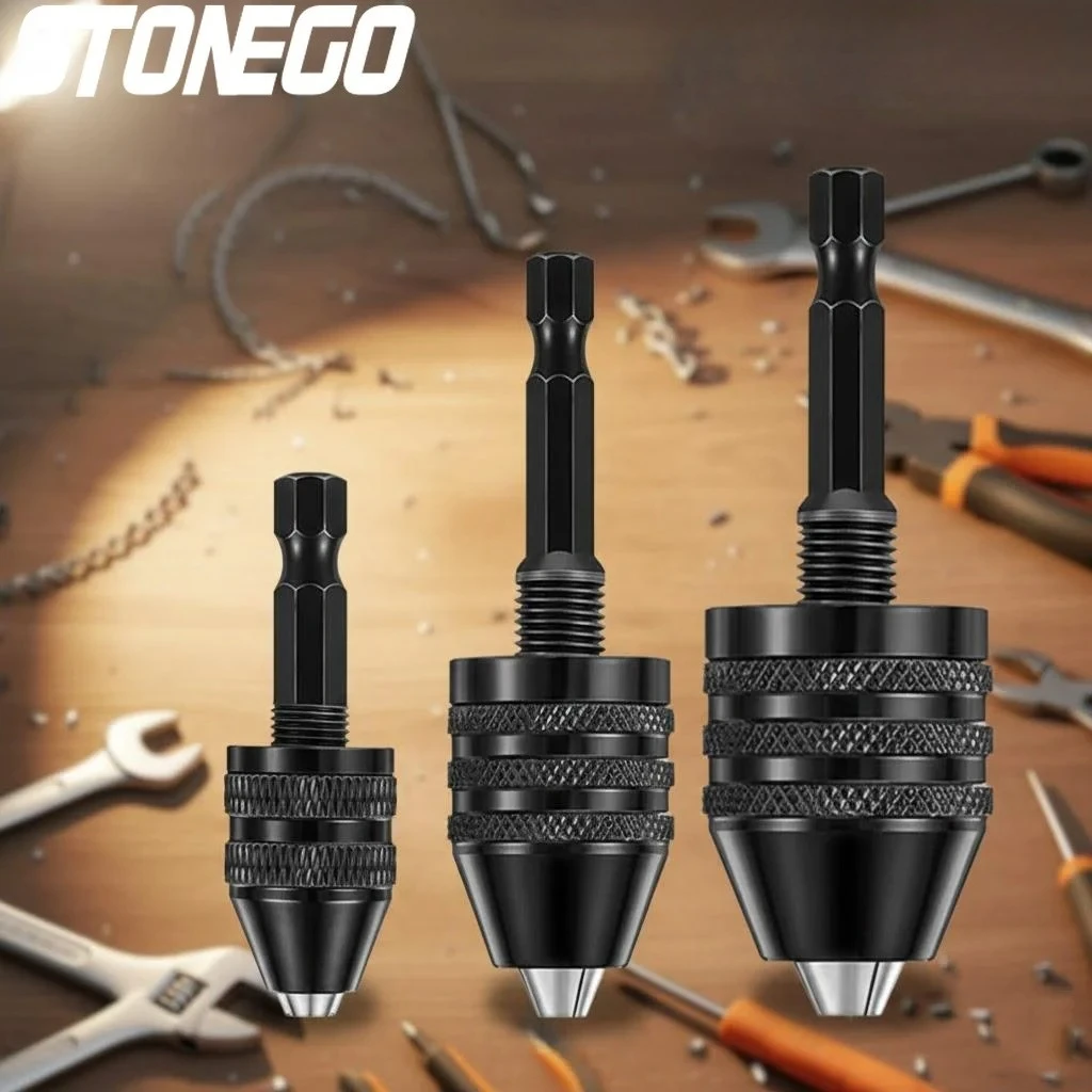 Электрический сверлильный патрон STONEGO с шестигранным хвостовиком 0,3-10 мм, мини-трехкулачковый патрон, аксессуар для электроинструмента
Электрический сверлильный патрон STONEGO с шестигранным хвостовиком 0,3-10 мм, мини-трехкулачковый патрон, аксессуар для электроинструмента