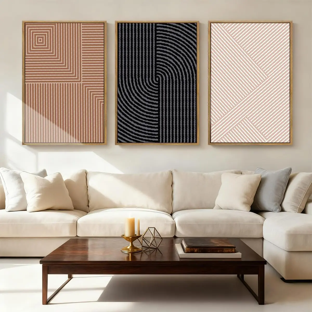 Neutral Abstract Canvas Wall Art Set of 3 Framed Black White Beige Boho Minimalist Line Painting for Living Room Bedroom Office
Neutral Abstract Canvas Wall Art Set of 3 Framed Black White Beige Boho Minimalist Line Painting for Living Room Bedroom Office