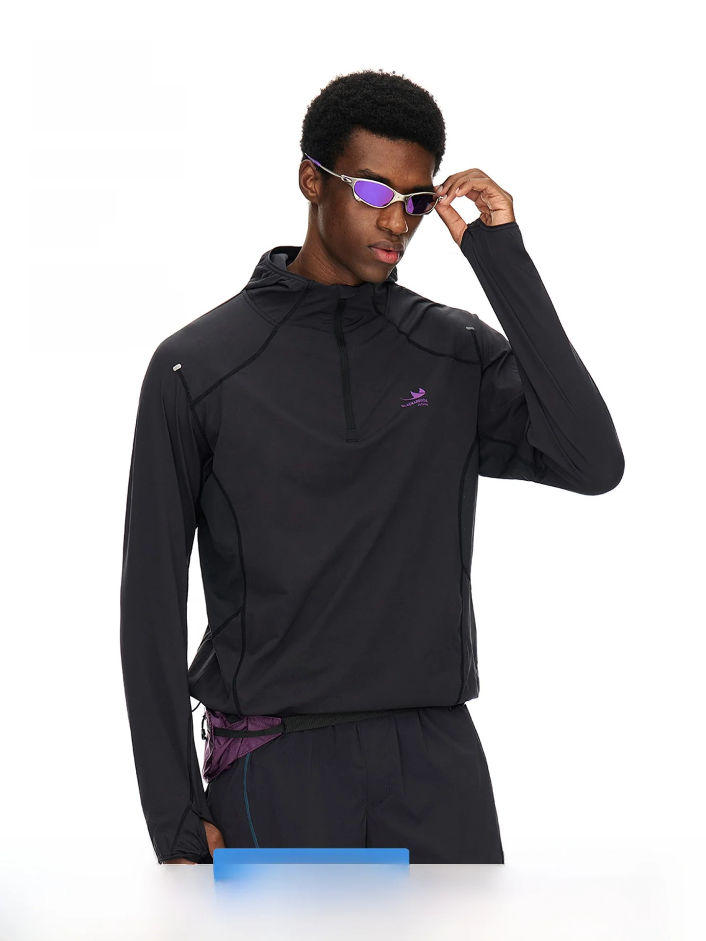 ARTANNIE Men's Outdoor Cycling Quick Dry Long Sleeve T-Shirt Half Zipper Hooded Summer New American Sports Fashion Casual Shirt
ARTANNIE Men's Outdoor Cycling Quick Dry Long Sleeve T-Shirt Half Zipper Hooded Summer New American Sports Fashion Casual Shirt