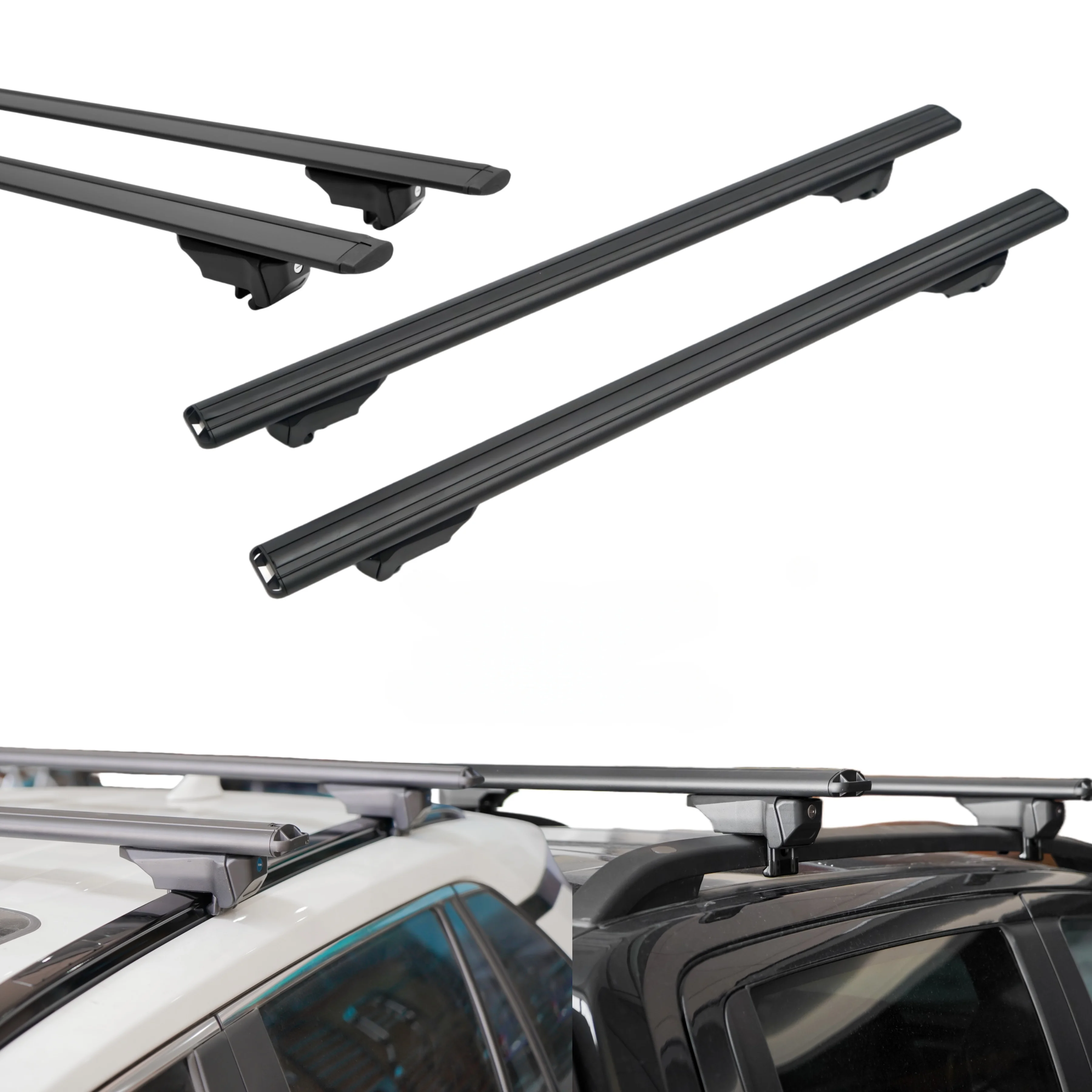 Heavy Duty Aluminum Alloy Universal Roof Rack Cross Bar for Car Original Holes 100Kgs Load Capacity
Heavy Duty Aluminum Alloy Universal Roof Rack Cross Bar for Car Original Holes 100Kgs Load Capacity