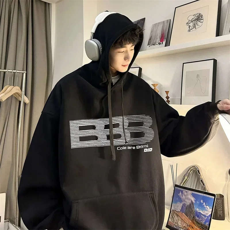 Новинка 2024, пуловер с буквенным принтом, толстовки, мужские модные толстовки с капюшоном в стиле хип-хоп, осенний флис, уличная одежда Y2K
Новинка 2024, пуловер с буквенным принтом, толстовки, мужские модные толстовки с капюшоном в стиле хип-хоп, осенний флис, уличная одежда Y2K