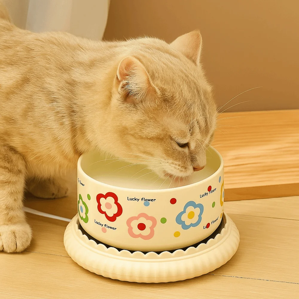 Cartoon Heated Pet Water Dispenser Ceramics Constant Temperatur Heated Dog Water Bowl Quiet Intelligent Cat Heating Bowl Outdoor
Cartoon Heated Pet Water Dispenser Ceramics Constant Temperatur Heated Dog Water Bowl Quiet Intelligent Cat Heating Bowl Outdoor