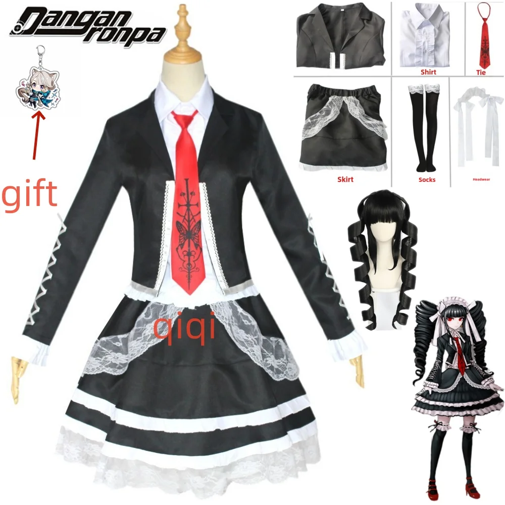 Dangaronpa Celestia Ludenberg Cosplay Dangaronpa Costume School Uniform Women's Halloween Full Set Gothic Lolita Costume Party
Dangaronpa Celestia Ludenberg Cosplay Dangaronpa Costume School Uniform Women's Halloween Full Set Gothic Lolita Costume Party