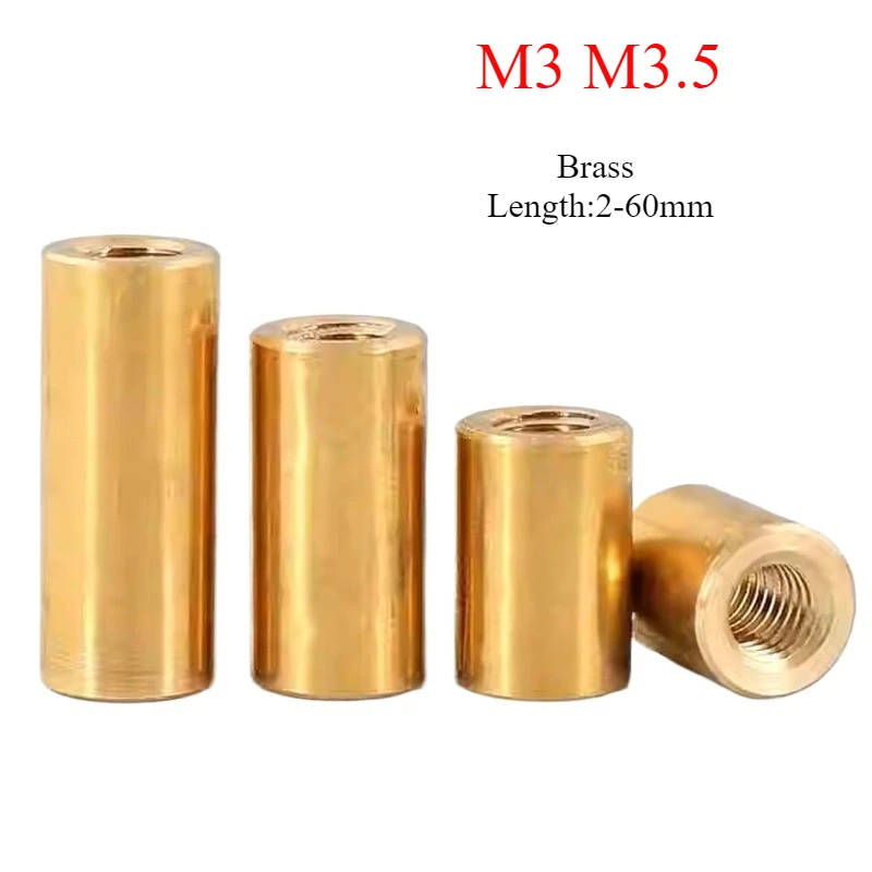 M3 M3.5 H62 Brass Round Brass Standoff Spacer Stud Spacing Screw Hand Knob Nuts Female Thread Threads do not Pass Pillar
M3 M3.5 H62 Brass Round Brass Standoff Spacer Stud Spacing Screw Hand Knob Nuts Female Thread Threads do not Pass Pillar