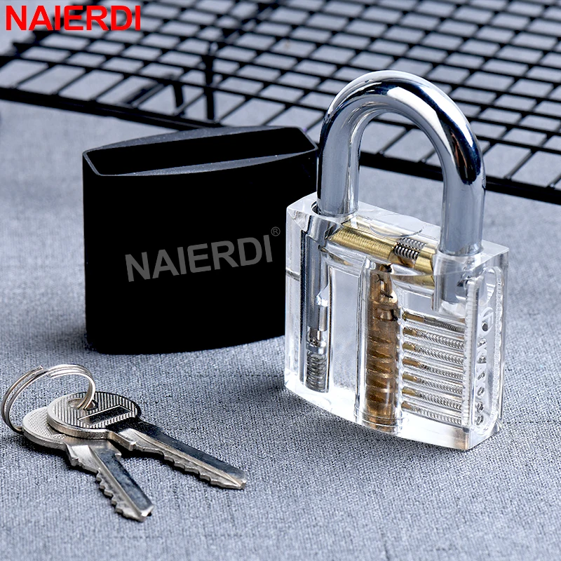 NAIERDI Transparent Copper Locks Training Skill Professional Visible Practice Padlocks Lock Pick Locksmith Supplies Hardware
NAIERDI Transparent Copper Locks Training Skill Professional Visible Practice Padlocks Lock Pick Locksmith Supplies Hardware