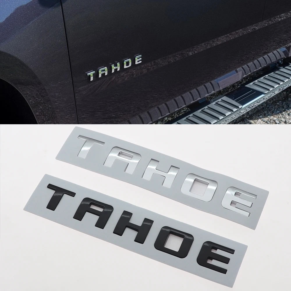 1PC 3D ABS TAHOE Car Logo Side Sticker Tail Bumper Badge Auto Rear Trunk Emblem Decals Styling Accessories XFL
1PC 3D ABS TAHOE Car Logo Side Sticker Tail Bumper Badge Auto Rear Trunk Emblem Decals Styling Accessories XFL