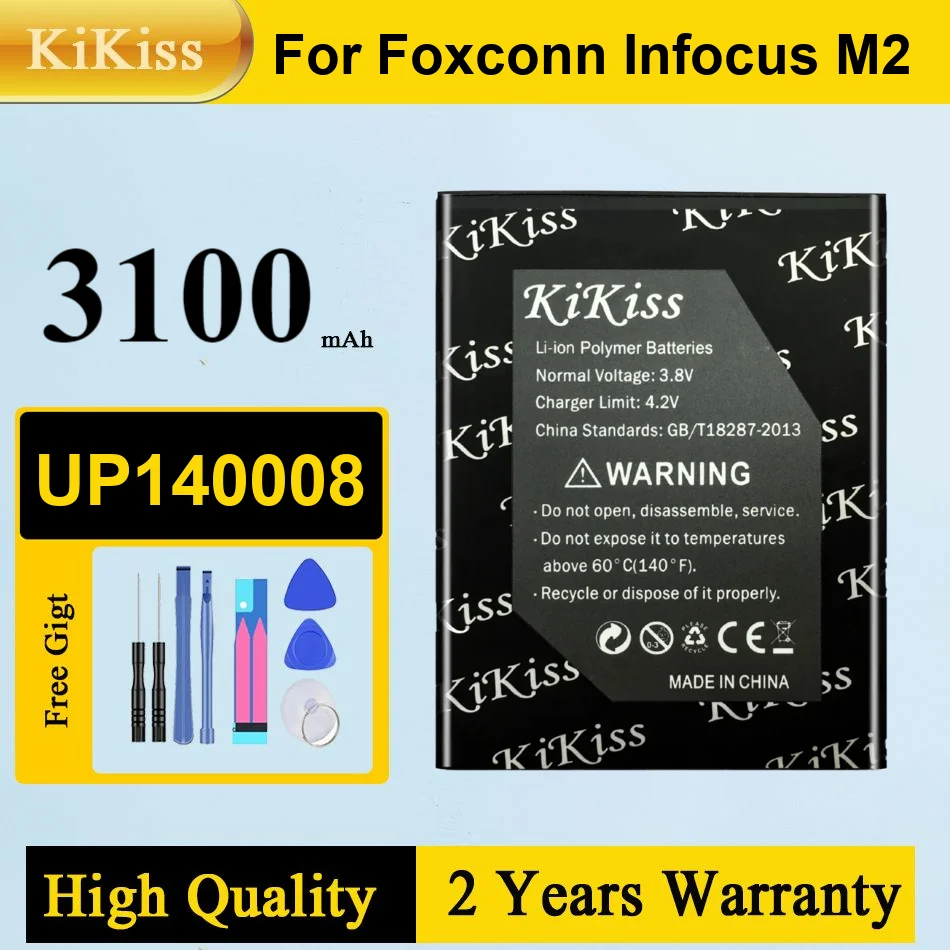 3100Mah Kikiss Battery UP140008 For Infocus M2
3100Mah Kikiss Battery UP140008 For Infocus M2