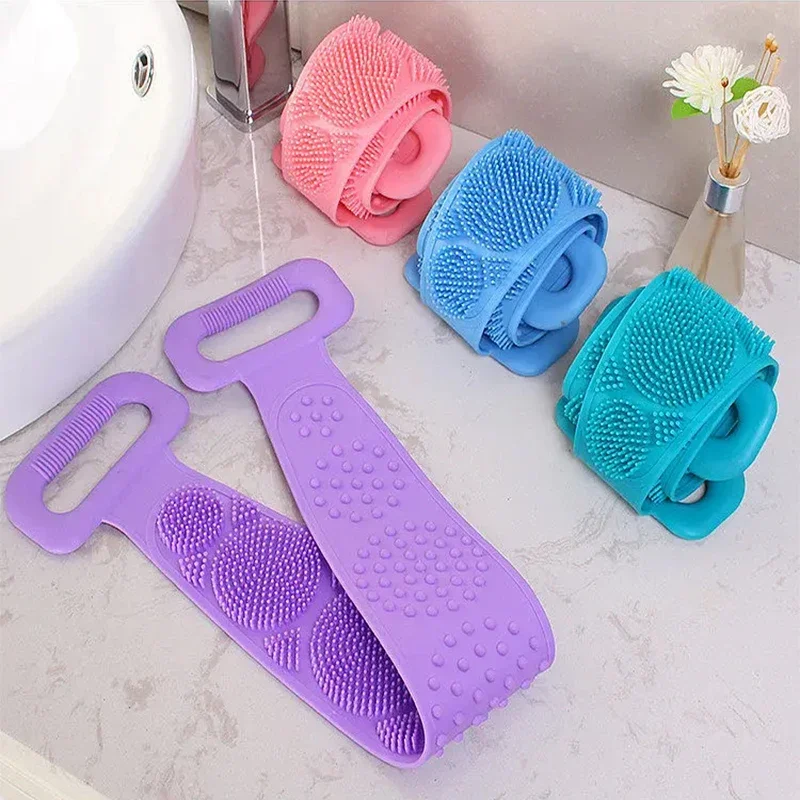 Body Silicone Brush Scrub Body Exfoliating Sponge Brush Bathroom Shower Back Brush Bath Scrub Clean Tool Stain Removal Bath Belt
Body Silicone Brush Scrub Body Exfoliating Sponge Brush Bathroom Shower Back Brush Bath Scrub Clean Tool Stain Removal Bath Belt