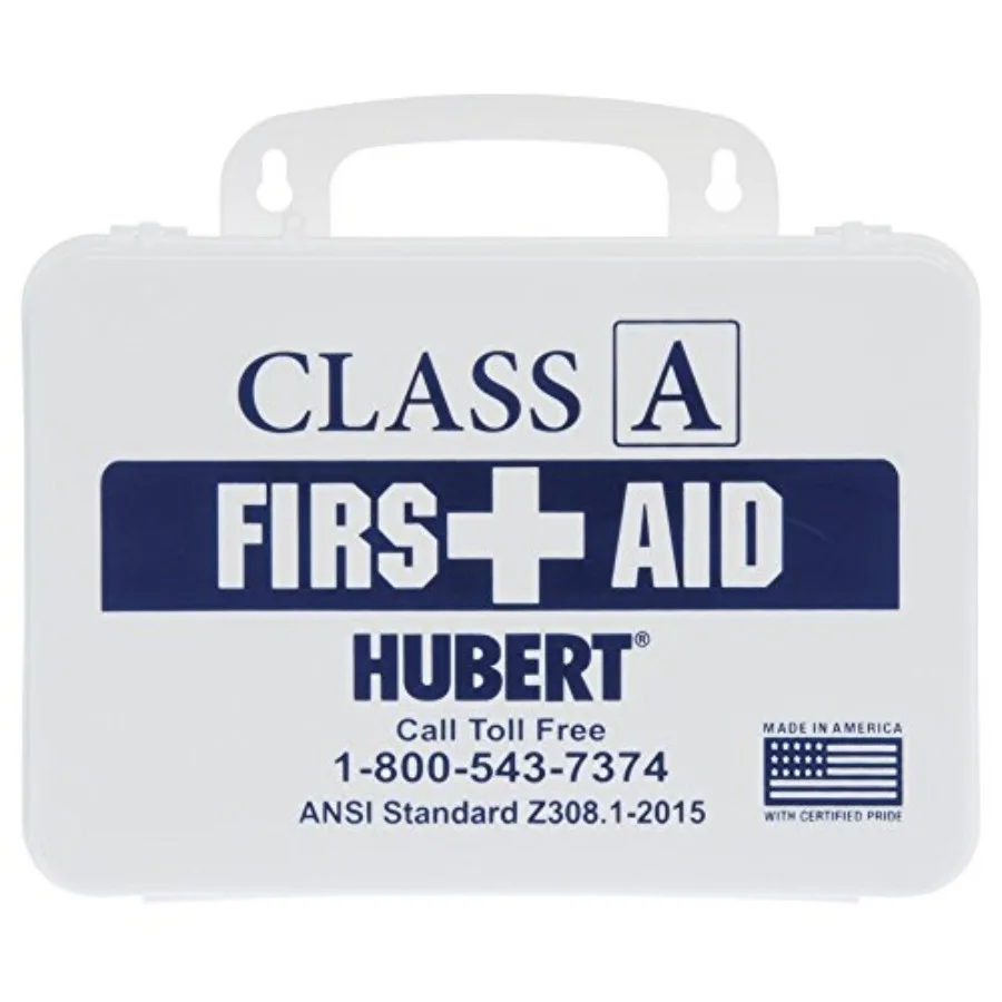 First Aid Kit with White Plastic Case Class A - 10" L x 3" D x 7" H
First Aid Kit with White Plastic Case Class A - 10" L x 3" D x 7" H