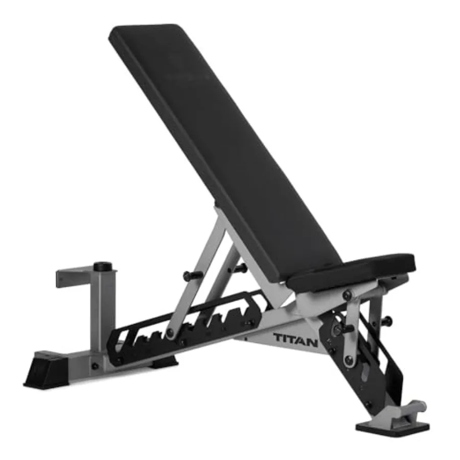 Home gym adjustable bench: steel frame, black, supports 600 LB incline/ 1, 000 LB flat, versatile single-post utility for weigh
Home gym adjustable bench: steel frame, black, supports 600 LB incline/ 1, 000 LB flat, versatile single-post utility for weigh