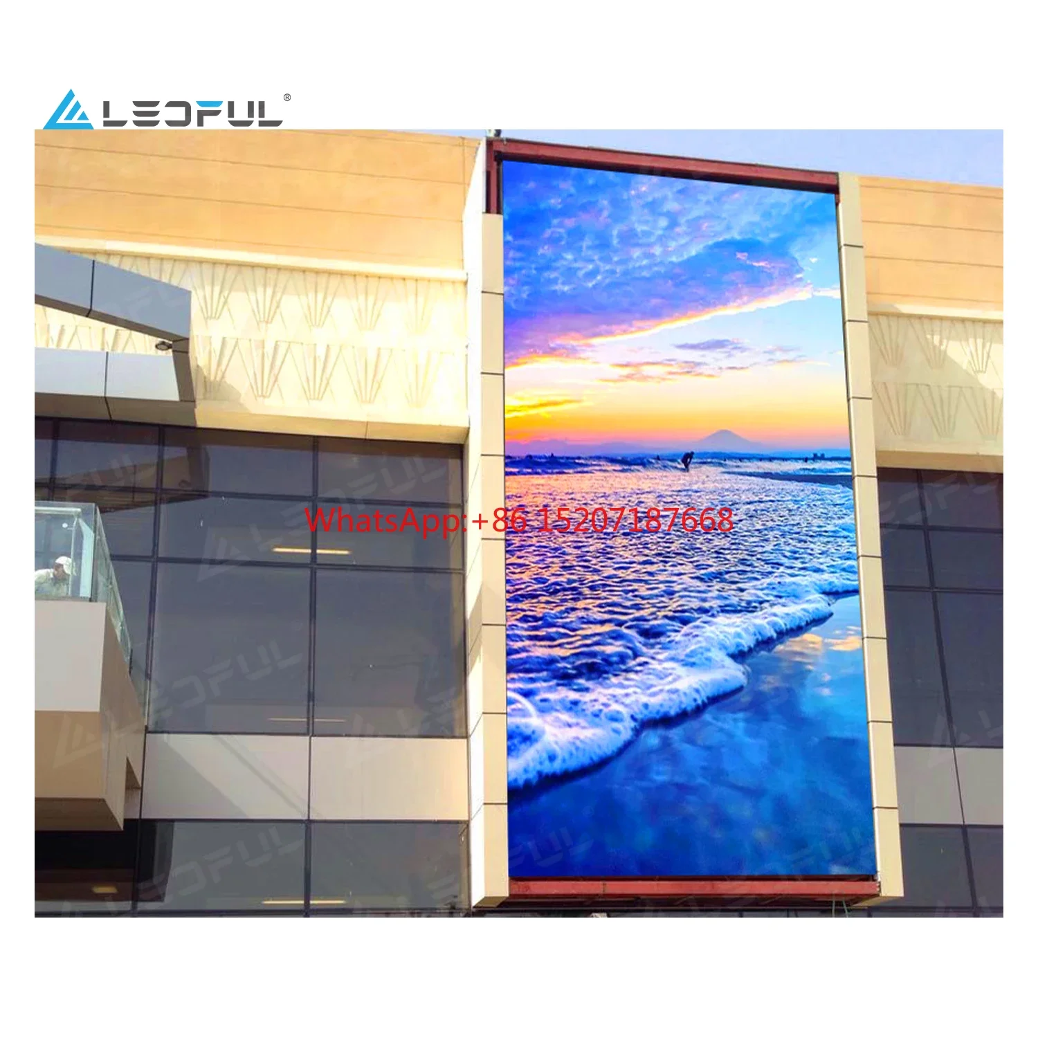 New Product Mounted High Waterproof Digital RGB Outdoor Back Service Alloy LED Display
New Product Mounted High Waterproof Digital RGB Outdoor Back Service Alloy LED Display