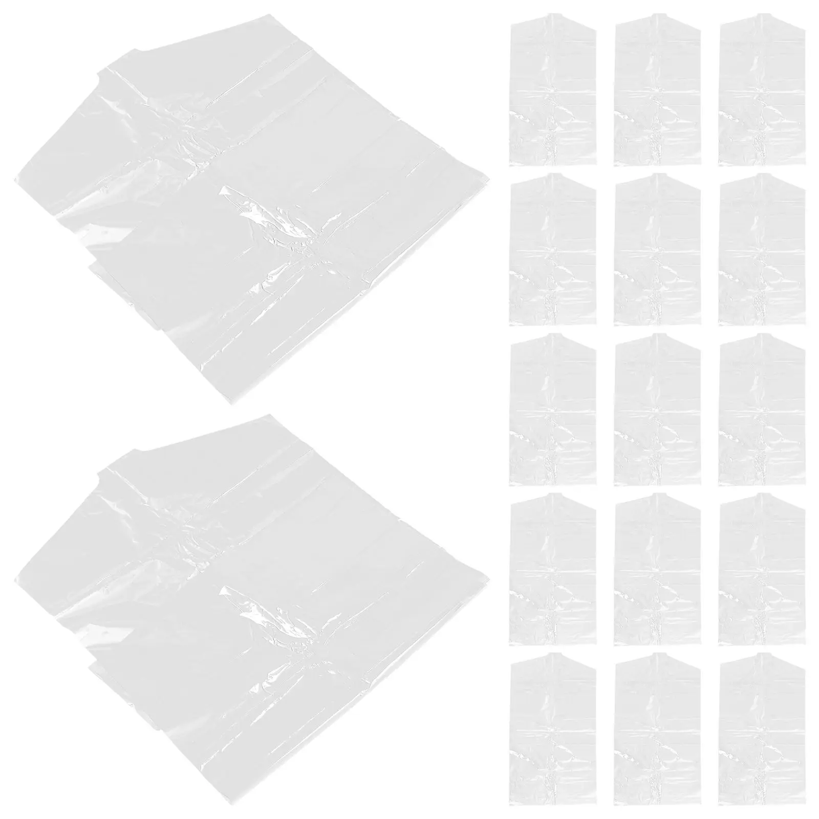 60Pcs Dust Cover 40x70cm Thickened Plastic Reusable Dry Cleaner Bags Transparent Dustproof Waterproof Storage Home Travel
60Pcs Dust Cover 40x70cm Thickened Plastic Reusable Dry Cleaner Bags Transparent Dustproof Waterproof Storage Home Travel