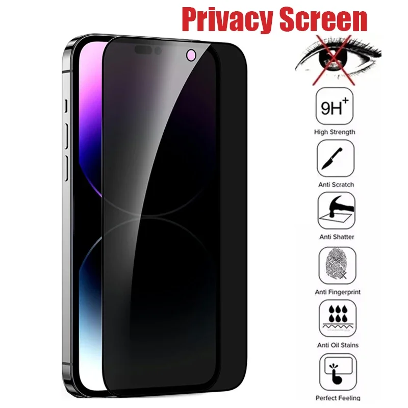 Black Privacy Screen For iPhone 11 12 13 14 15 16 Pro XR XS Max Protective Glass For iPhone 12 17Pro Max Mini 7 8 Anti-Spy Glass
Black Privacy Screen For iPhone 11 12 13 14 15 16 Pro XR XS Max Protective Glass For iPhone 12 17Pro Max Mini 7 8 Anti-Spy Glass
