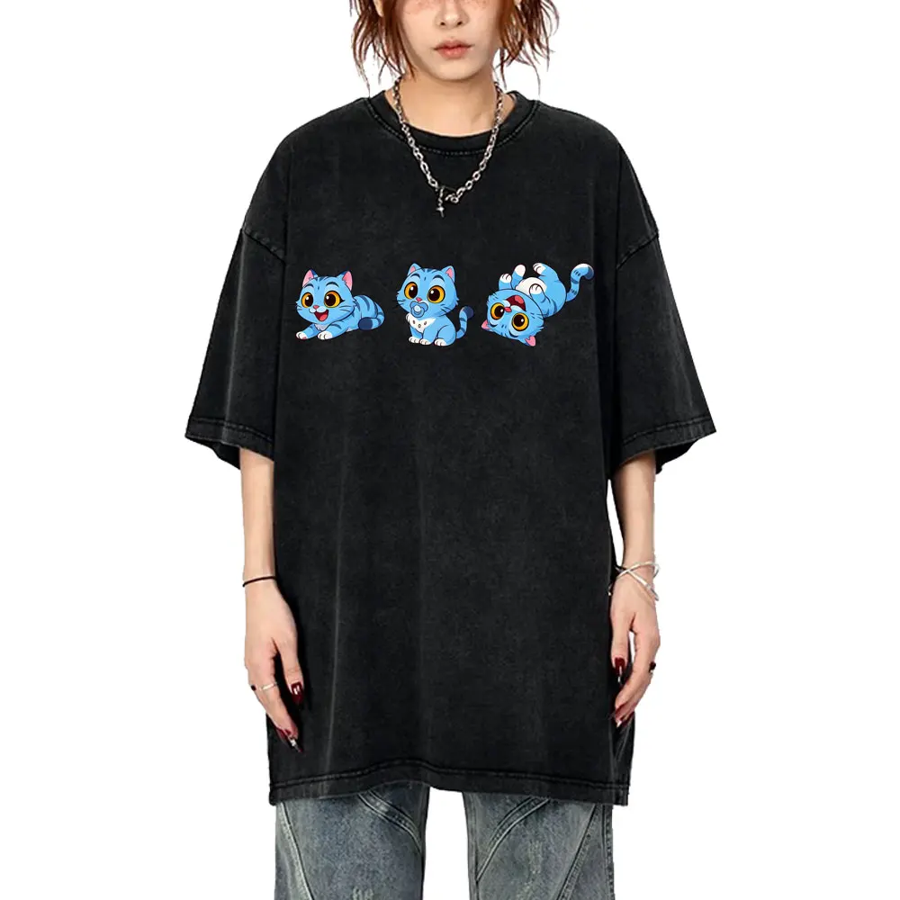 Movie KPop Demon Hunters Cute Funny Derpy Tiger Washed T-shirt Men Women Cotton Casual Oversized Tshirt Male Cartoon Streetwear
Movie KPop Demon Hunters Cute Funny Derpy Tiger Washed T-shirt Men Women Cotton Casual Oversized Tshirt Male Cartoon Streetwear