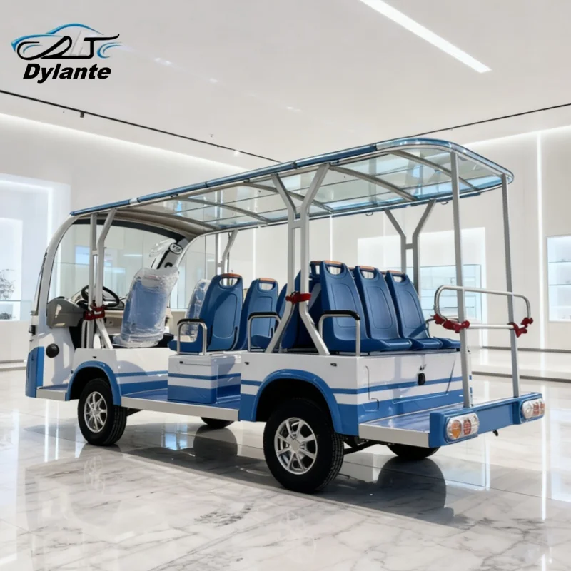 Dylante Amusement Rides White Electric Tourist Bus for Adults and Children Sightseeing Car 11/14 Seats Electric Car
Dylante Amusement Rides White Electric Tourist Bus for Adults and Children Sightseeing Car 11/14 Seats Electric Car