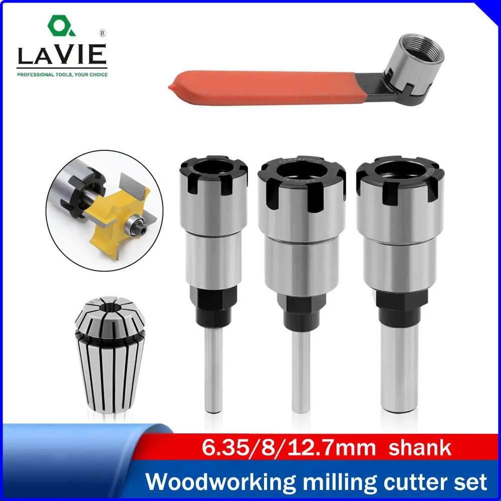 Удлинитель для фрезерных насадок LAVIE 1/4", 8 мм, с хвостовиком 1/2 дюйма, удлиненный адаптер для гравировальных станков и триммеров, с регулировкой высоты цанги
Удлинитель для фрезерных насадок LAVIE 1/4", 8 мм, с хвостовиком 1/2 дюйма, удлиненный адаптер для гравировальных станков и триммеров, с регулировкой высоты цанги