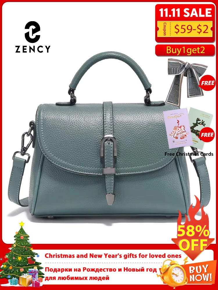 Zency Women's Genuine Leather Top-Handle Bag Simple Fashion Design Luxury Shoulder Crossbody Small Handbag Linen Blue Apricot
Zency Women's Genuine Leather Top-Handle Bag Simple Fashion Design Luxury Shoulder Crossbody Small Handbag Linen Blue Apricot