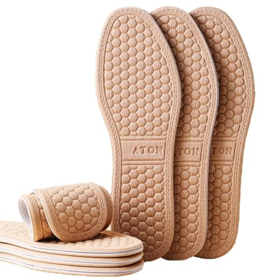 3 Pairs Super-Soft Shoe Insoles Inserts, Breathable, Sweat-Absorbent, Two-Layered Shoe Inserts of Foam that Fit in Any Shoes
3 Pairs Super-Soft Shoe Insoles Inserts, Breathable, Sweat-Absorbent, Two-Layered Shoe Inserts of Foam that Fit in Any Shoes