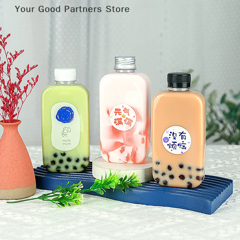 400ML Plastic Bottles For Drinks Milk Fruit Juice Storage Containers Drinking Water Bottles Milk Tea Coffee Mug With Lids Caps
400ML Plastic Bottles For Drinks Milk Fruit Juice Storage Containers Drinking Water Bottles Milk Tea Coffee Mug With Lids Caps
