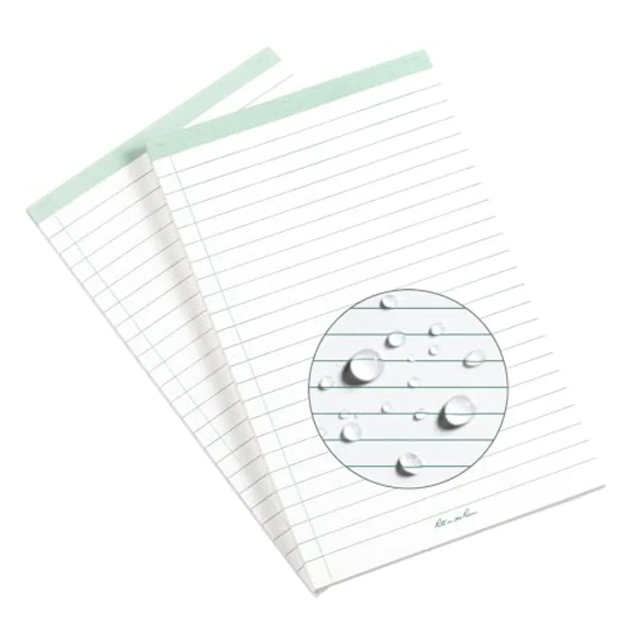 Rite in the Rain All-Weather Tear Away Task Pad, 8" x 5", White Wide Ruled No. 1958-2
Rite in the Rain All-Weather Tear Away Task Pad, 8" x 5", White Wide Ruled No. 1958-2