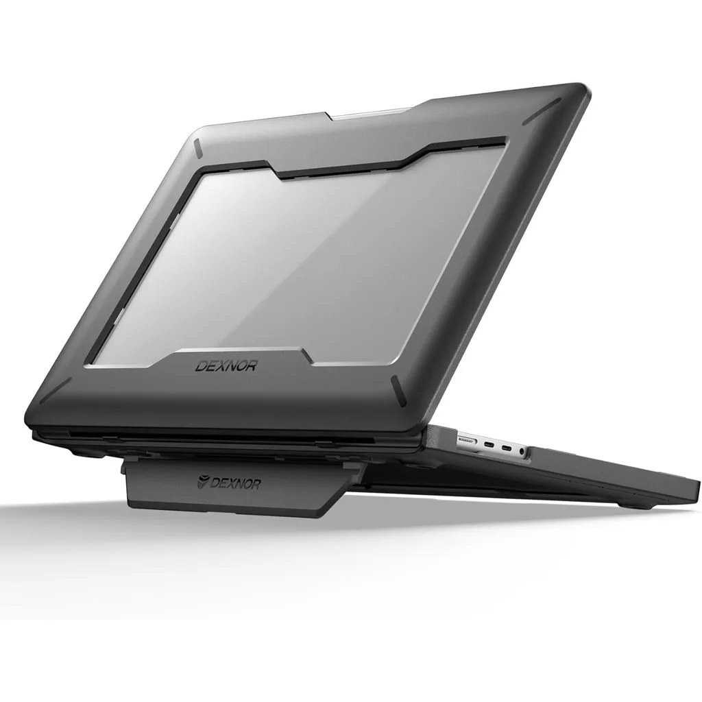 Dexnor для MacBook Pro 16-дюймовый чехол с подставкой M4/M3/M2/M1 Pro/Max Сверхмощный защитный чехол для всего тела
Dexnor для MacBook Pro 16-дюймовый чехол с подставкой M4/M3/M2/M1 Pro/Max Сверхмощный защитный чехол для всего тела