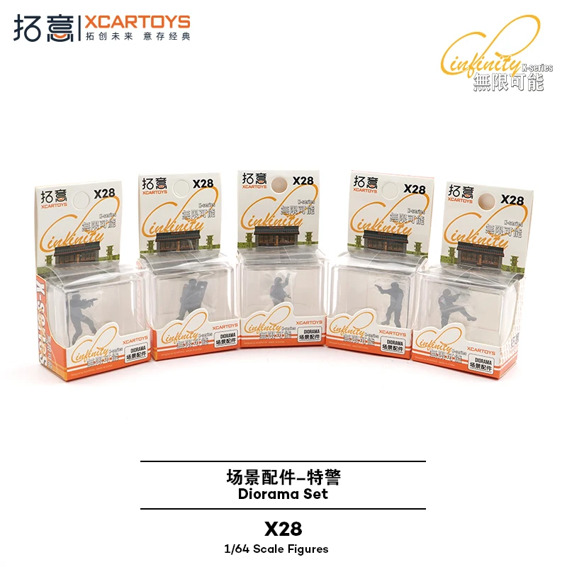 Кукла XCARTOYS 1:64, 5 моделей, взрывозащищенная специальная полицейская команда летающего тигра-сцены, миниатюрная модель, аксессуары 
Кукла XCARTOYS 1:64, 5 моделей, взрывозащищенная специальная полицейская команда летающего тигра-сцены, миниатюрная модель, аксессуары