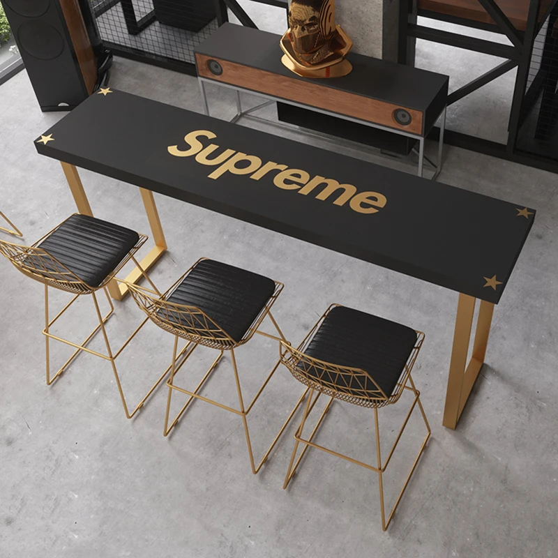 Black Design Bar Table Reception Portable Square Industrial Bar Dining Table Minimalist Muebles De Cocina Living Room Furniture
Black Design Bar Table Reception Portable Square Industrial Bar Dining Table Minimalist Muebles De Cocina Living Room Furniture