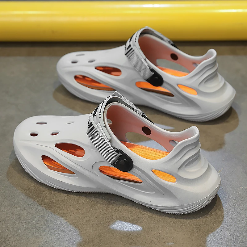 MPPMCK Men's Summer Slip-On Sandals Breathable Anti-Slip Water Shoes Beach Walking Shoes Trendy Flat Rate EVA Material
MPPMCK Men's Summer Slip-On Sandals Breathable Anti-Slip Water Shoes Beach Walking Shoes Trendy Flat Rate EVA Material