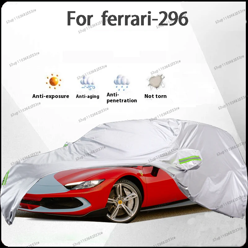 For Ferrari 296 Fit Car Cover - Waterproof, Dustproof, Sunshade (UV), Snowproof | Silve Full Cover with All-Day Protection
For Ferrari 296 Fit Car Cover - Waterproof, Dustproof, Sunshade (UV), Snowproof | Silve Full Cover with All-Day Protection