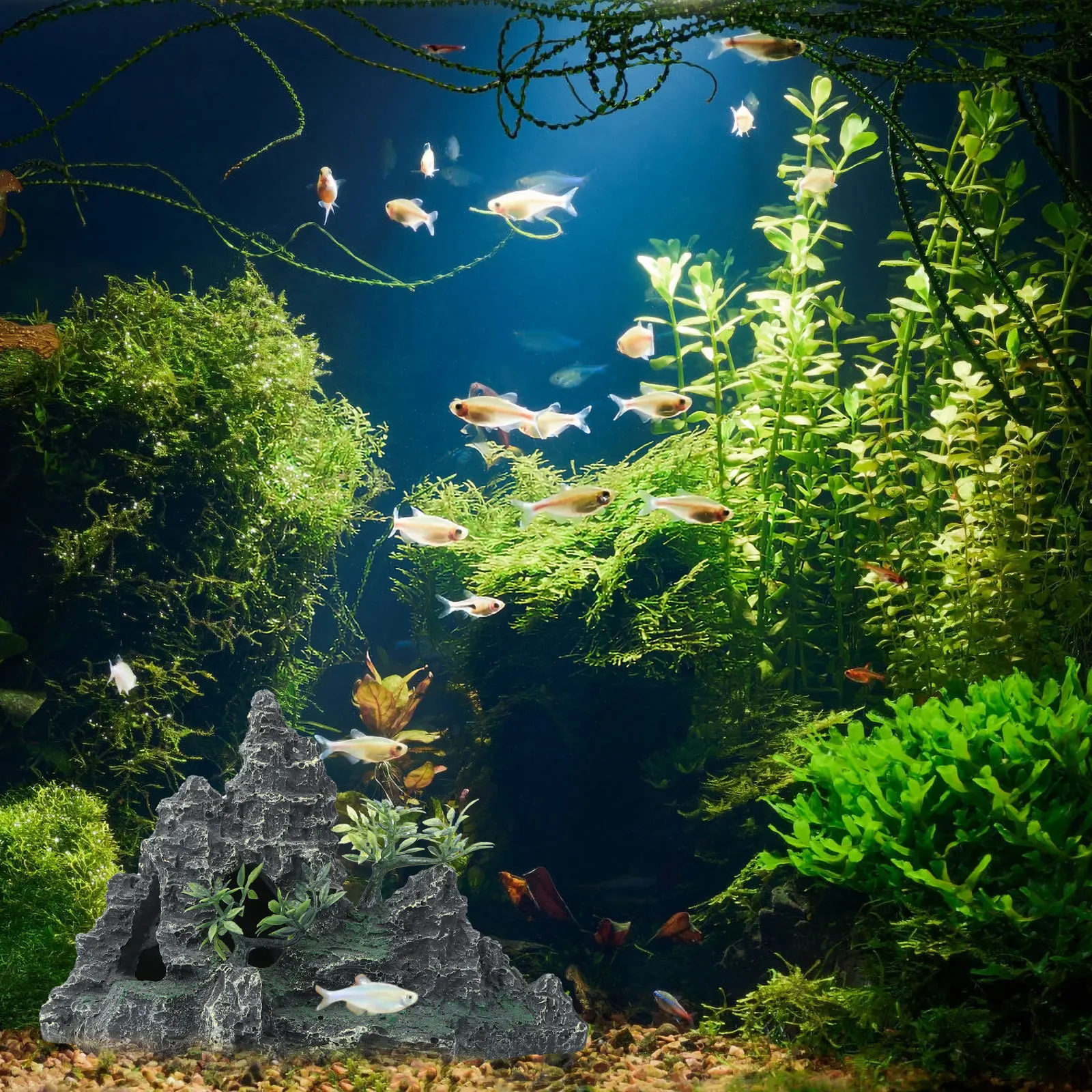 1Pcs Resin Rockery Aquarium Ornament Durable Fading Resistant Fish Tank Landscape Decoration Aquarium Rockery Decoration
1Pcs Resin Rockery Aquarium Ornament Durable Fading Resistant Fish Tank Landscape Decoration Aquarium Rockery Decoration