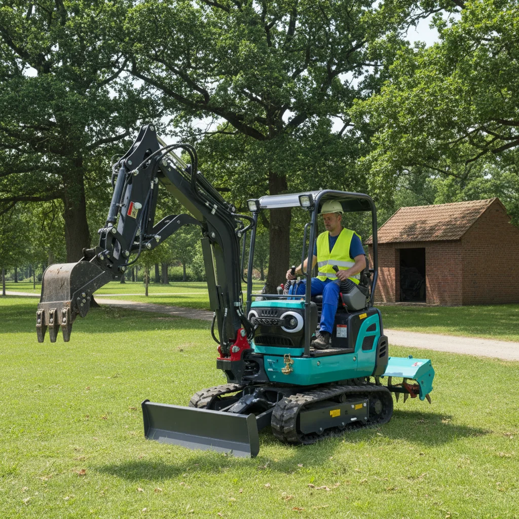 Mini Crawler Excavator 1Ton 1.2Ton Small Rubber Track Excavator Diesel Engine Multifunctional Home Garden Construction Digger
Mini Crawler Excavator 1Ton 1.2Ton Small Rubber Track Excavator Diesel Engine Multifunctional Home Garden Construction Digger