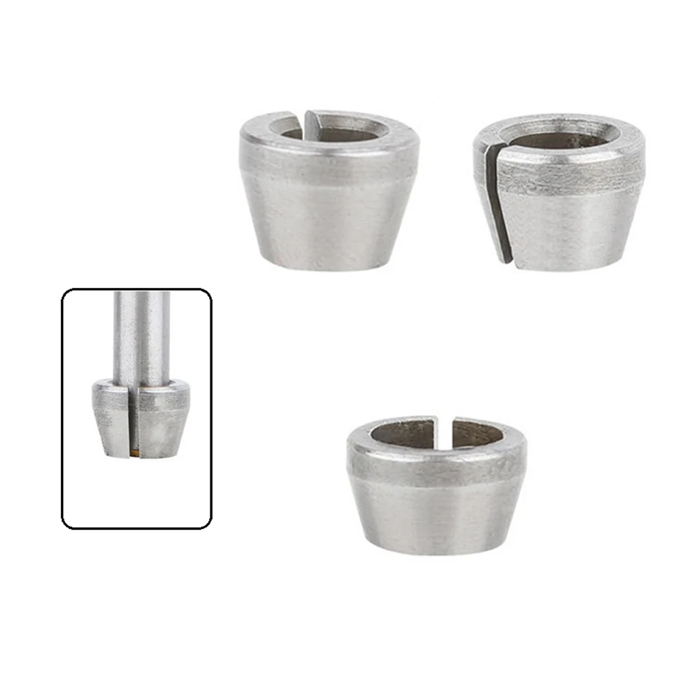 Collet Chuck Adapter Kit 3pcs for Engraving Machines Trimming Tools and Electric Wood Routers Shaft Sizes 6mm 6.35mm 8mm
Collet Chuck Adapter Kit 3pcs for Engraving Machines Trimming Tools and Electric Wood Routers Shaft Sizes 6mm 6.35mm 8mm