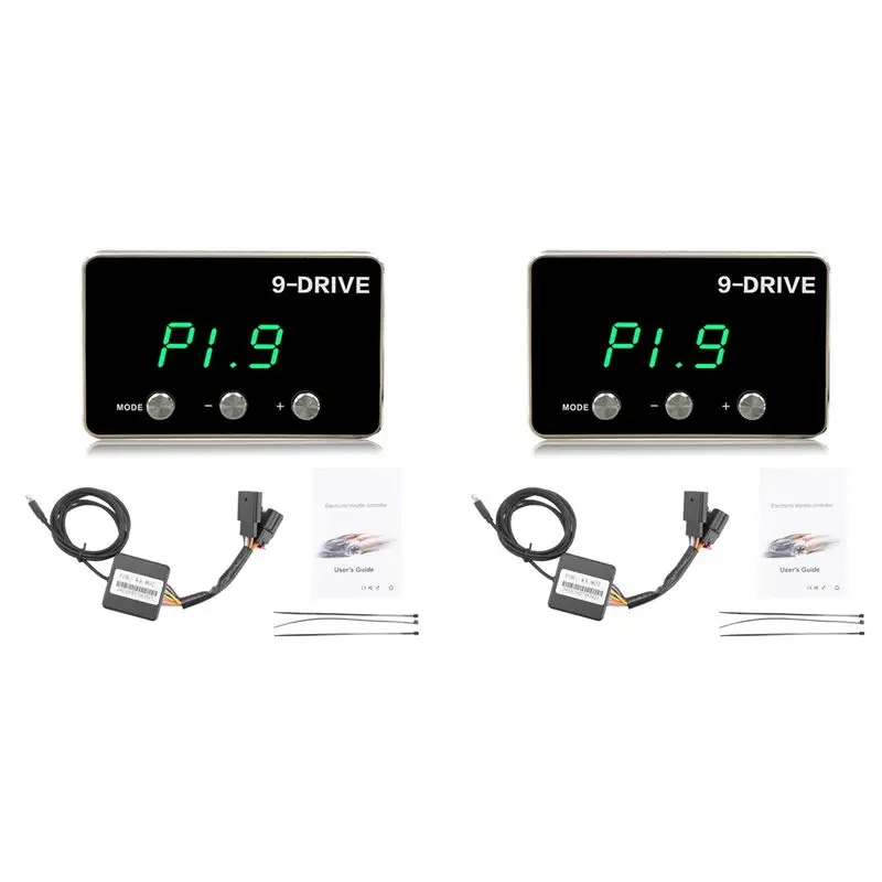 2X Electronic Throttle Controller 9 MODE Pedal Accelerator Fuel-Efficient For Jeep Wrangler JK Dodge Challenger RAM 1500
2X Electronic Throttle Controller 9 MODE Pedal Accelerator Fuel-Efficient For Jeep Wrangler JK Dodge Challenger RAM 1500