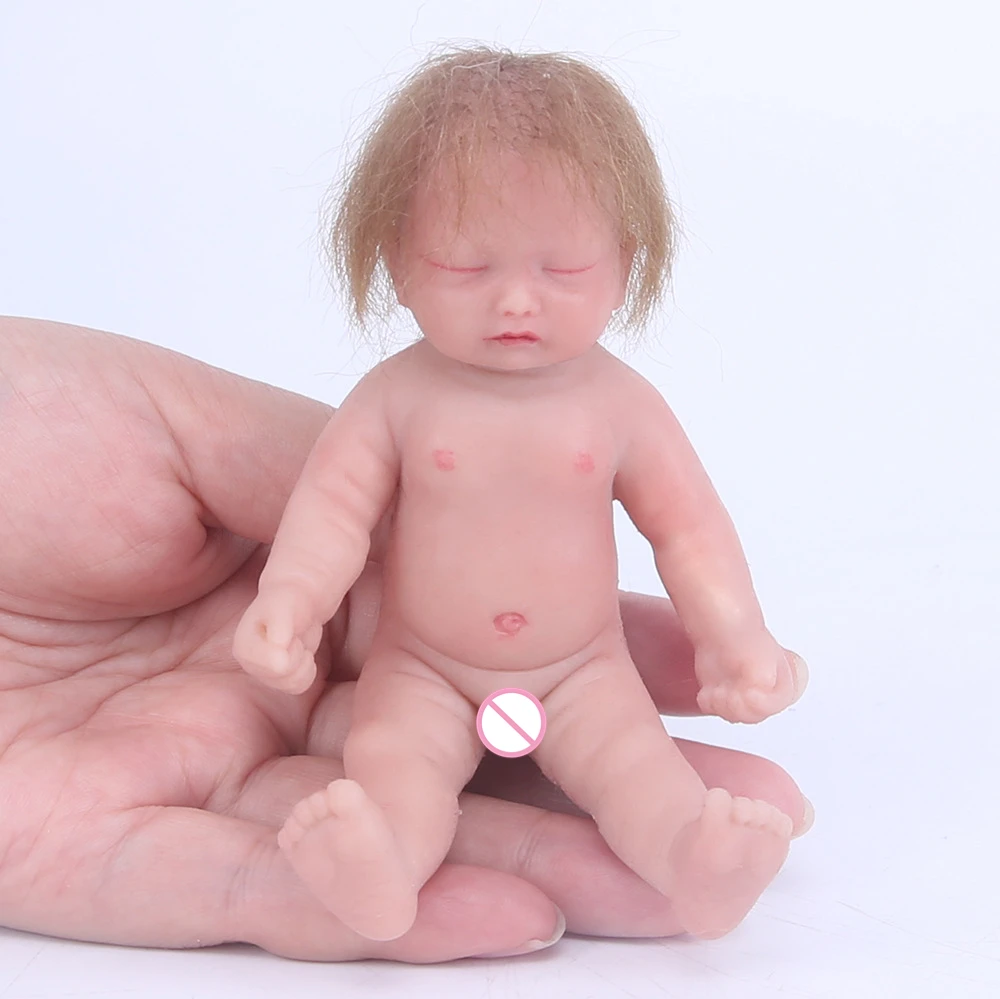 12cm Mini Silicone Reborn Baby Doll with Built-in Skeleton Simulation High Color Painting Baby Doll Toy
12cm Mini Silicone Reborn Baby Doll with Built-in Skeleton Simulation High Color Painting Baby Doll Toy