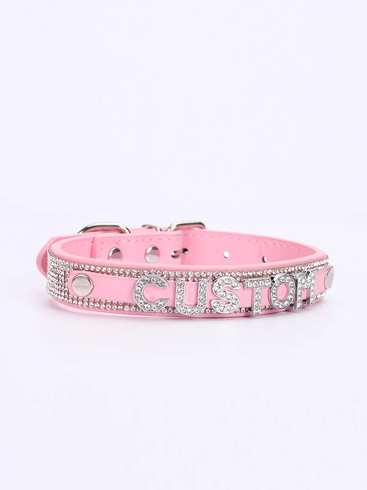 10mm Width Leather Choker Necklace Jewelry for Women Ladies Customizable Name Words Luxury Rhinestone Bling Buckle Leash Hoop
10mm Width Leather Choker Necklace Jewelry for Women Ladies Customizable Name Words Luxury Rhinestone Bling Buckle Leash Hoop
