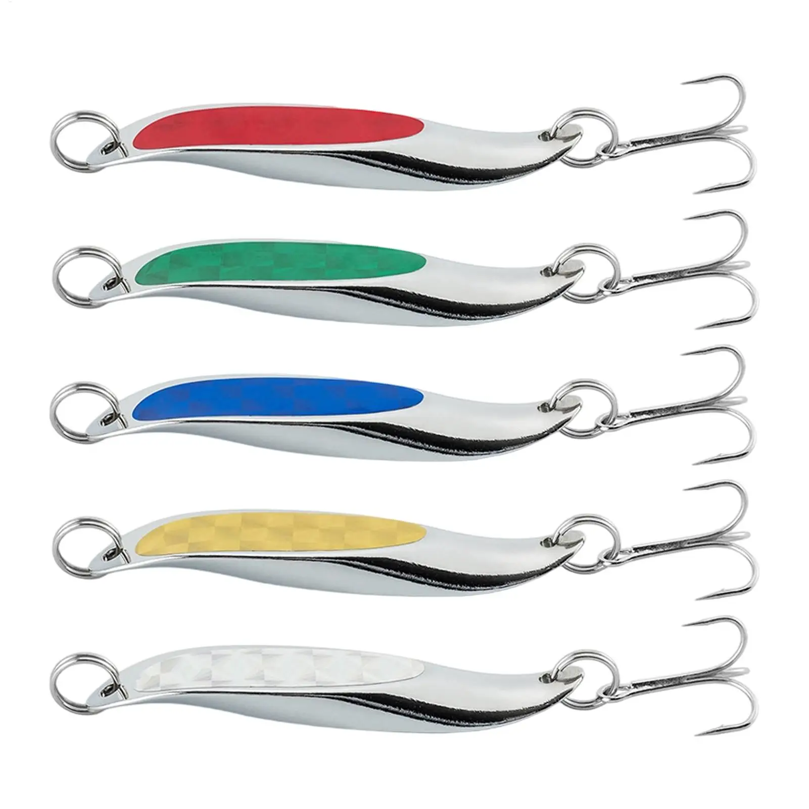 Fishing Bait Hard Metal Jigging Spoons Lures Shining Rotating 5 Pieces Stainless Steel Baits For Husband Outdoor Travel Dad
Fishing Bait Hard Metal Jigging Spoons Lures Shining Rotating 5 Pieces Stainless Steel Baits For Husband Outdoor Travel Dad