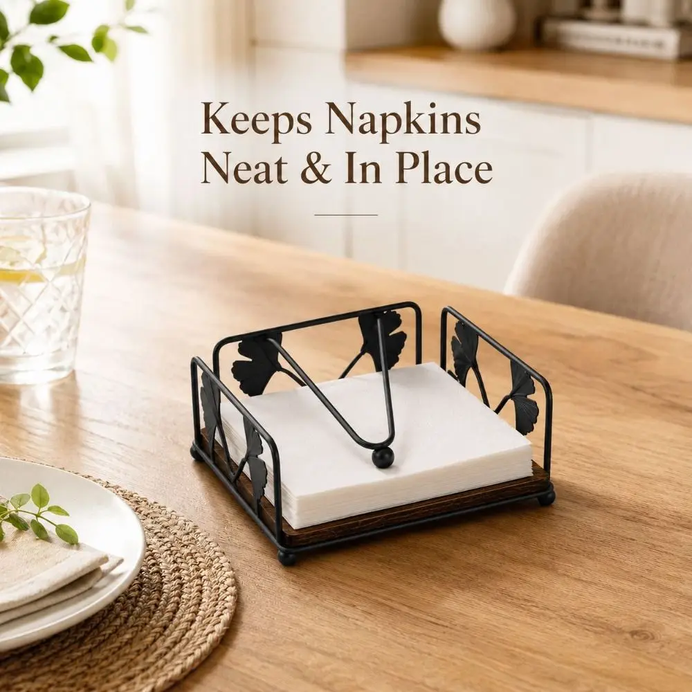 Tissue Dispenser Solid Wood Base Napkin Holder Reusable Flat Tissue Holder Square Freestanding Paper Dispenser Kitchen Office
Tissue Dispenser Solid Wood Base Napkin Holder Reusable Flat Tissue Holder Square Freestanding Paper Dispenser Kitchen Office