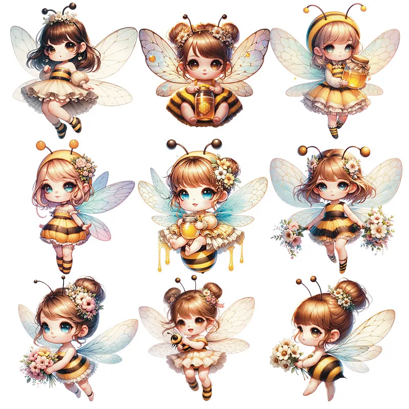 The lovely fairy of bees dtf transfers ready to press Heat Transfer On Clothes Children's clothing Iron On Patch
The lovely fairy of bees dtf transfers ready to press Heat Transfer On Clothes Children's clothing Iron On Patch
